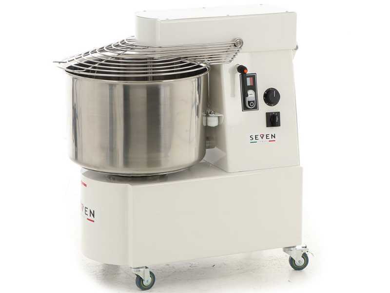Seven Italy GHR 50 2V - Impastatrice a spirale - 230V - Con ruote e timer - 2 Velocit&agrave;