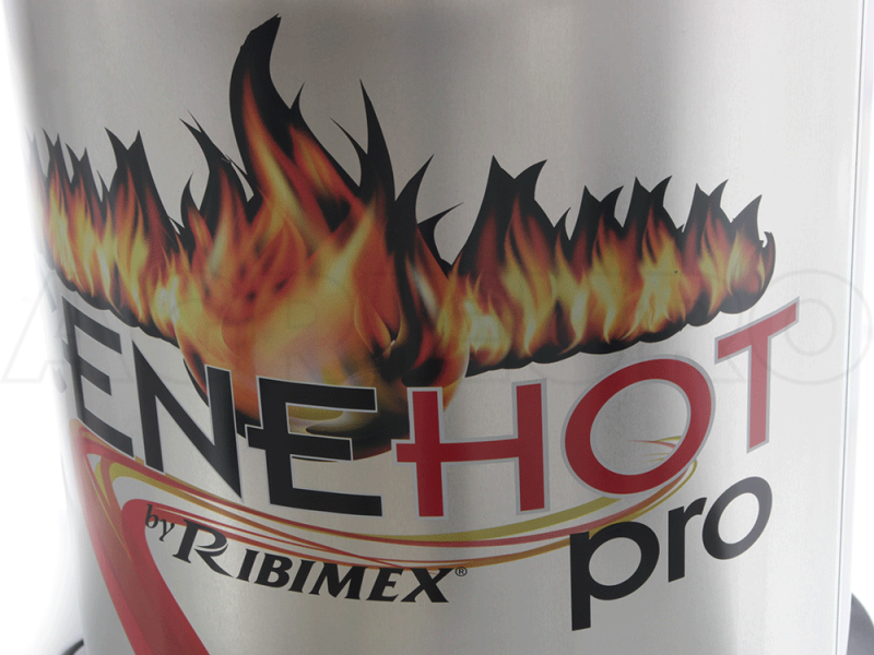 Aspiracenere soffiatore a bidone RIBIMEX Cenehot - Filtro metallico per ceneri calde