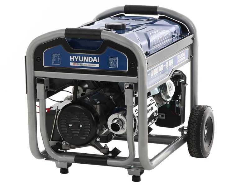 Hyundai LS6875EFP - Generatore di corrente carrellato con AVR 5.5 kW - Continua 5 kW Full-Power