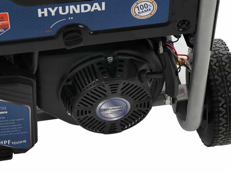 Hyundai LS6875EB - Generatore di corrente carrellato con AVR 5.5 kW - Continua 5 kW Monofase