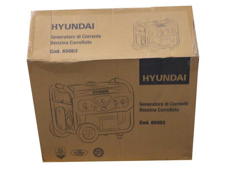 Hyundai LS6875EB - Generatore di corrente carrellato con AVR 5.5 kW - Continua 5 kW Monofase