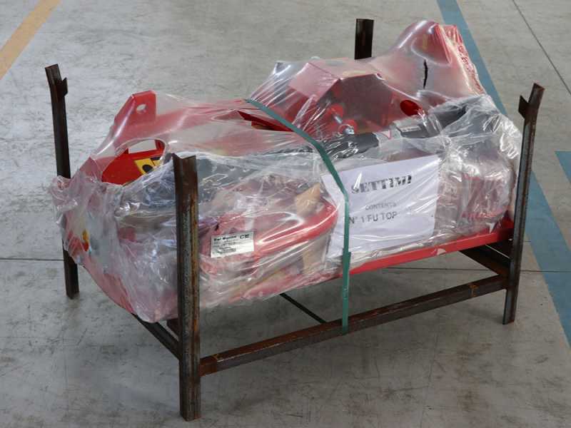 Trinciaerba per trattore Fu Top 112 M - Serie leggera - Spostamento manuale