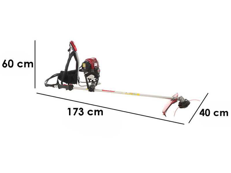 Blue Bird GX 50 ZP - Decespugliatore a zaino 4 tempi - Motore GX 50 ZP