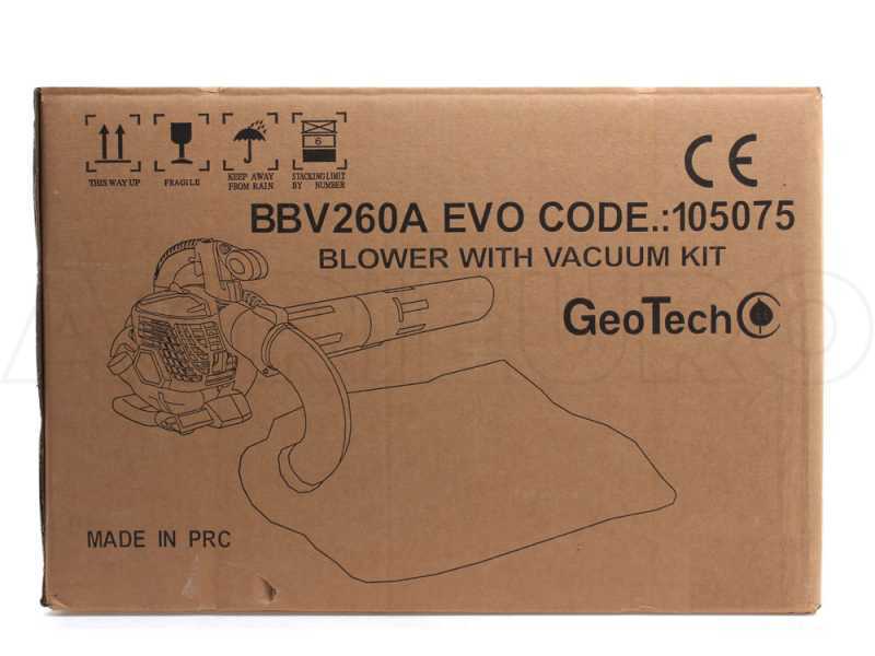 GeoTech BBV260A EVO - Soffiatore aspiratore a scoppio 3in1 