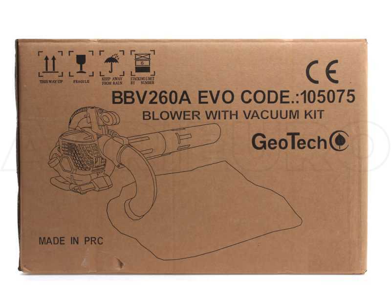 Soffiatore - Aspiratore a scoppio 3in1 GeoTech BBV260A EVO