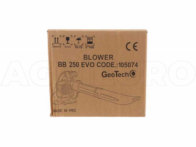 GeoTech BB250EVO - Soffiatore per foglie a scoppio motore 2 tempi