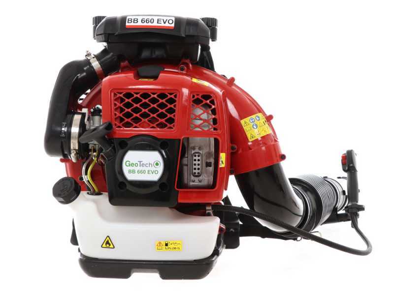 GeoTech BB660EVO - Soffiatore a scoppio a zaino motore 2 tempi