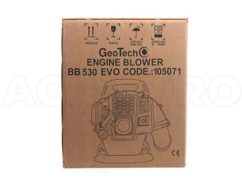 GeoTech BB530EVO - Soffiatore a scoppio a zaino motore 2 tempi