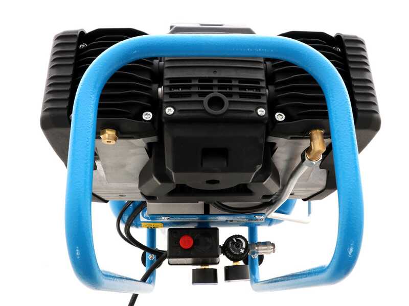 ABAC START SILENT OS15P - Compressore aria elettrico monofase silenziato, oil-less - Motore 1.5 HP - 6 lt