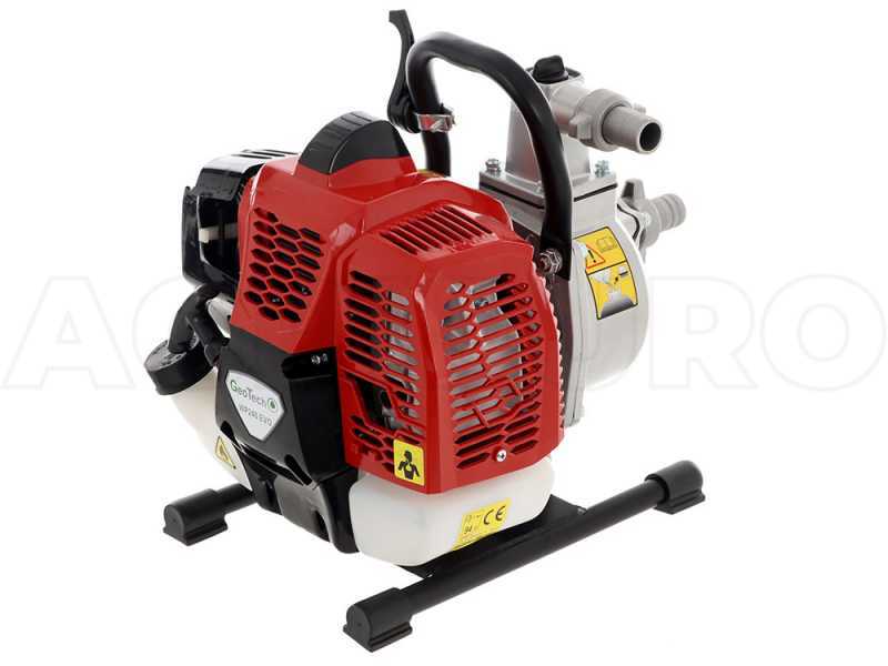 GeoTech WP240 EVO - Motopompa a scoppio autoadescante - Raccordi da 25 mm