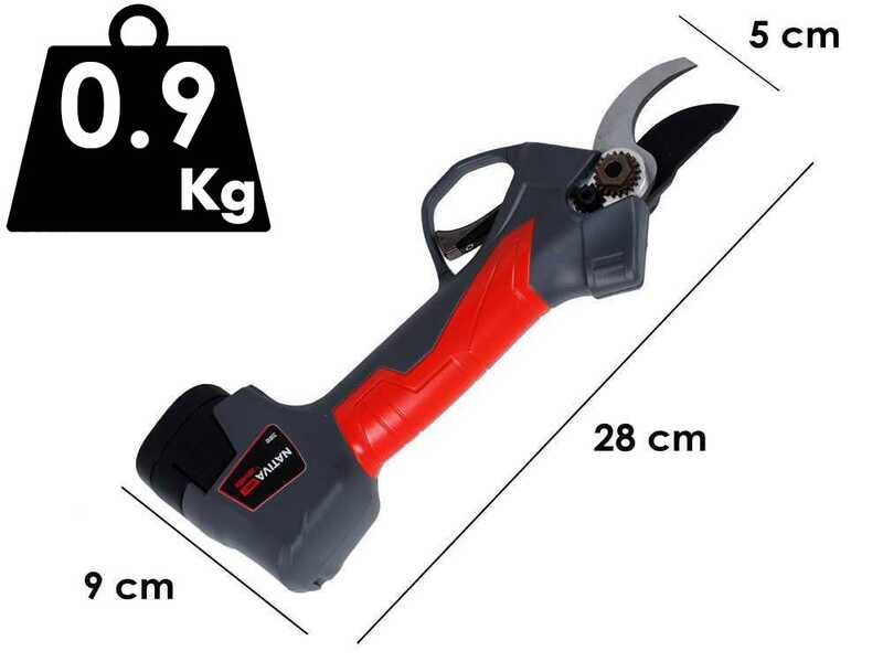 Ausonia Nativa Small - Forbice elettrica da potatura - 2x 16.8V 2Ah - &Oslash;25mm