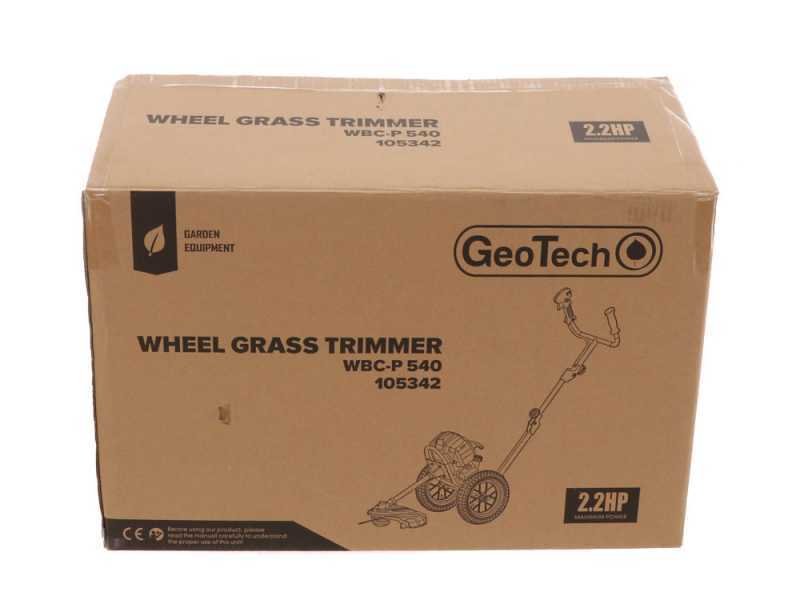 GeoTech-Pro WBC-P 540 - Decespugliatore a ruote a miscela a spinta