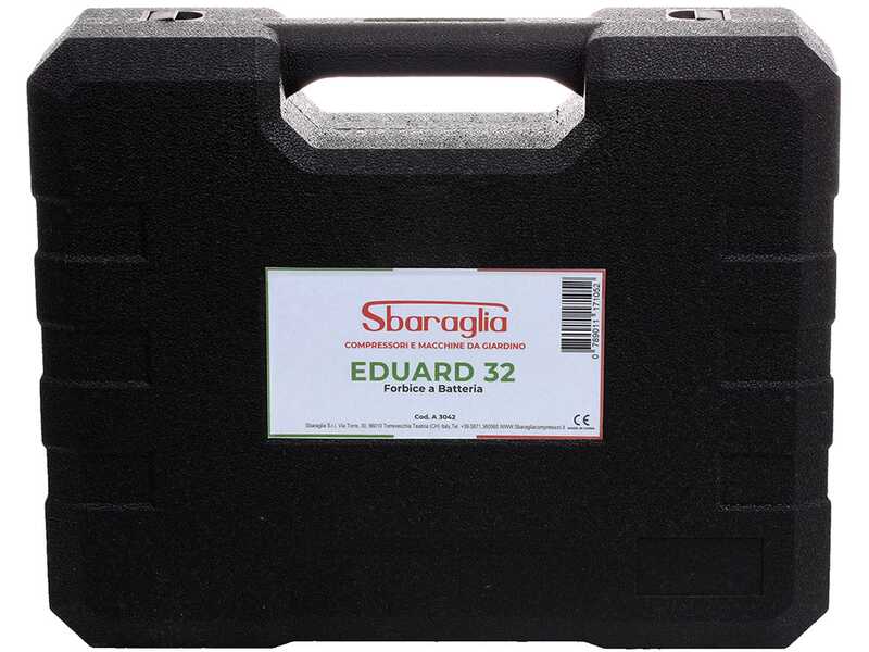 Sbaraglia Eduard A3042 - Forbice elettrica da potatura - 2x 16.8V 2.5Ah - Diametro di taglio 32mm