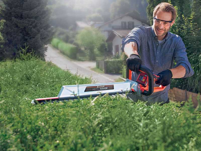 Einhell GE-CH 18/60 Li - Tagliasiepi a batteria litio 18V/2.5Ah - Lama da 67 cm 