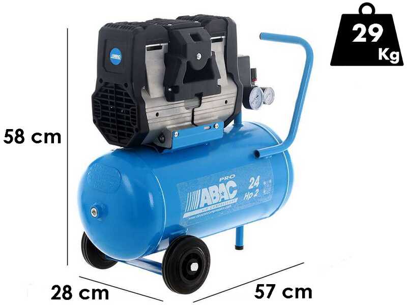 Abac Pole Position OS20P - Compressore aria elettrico silenziato
