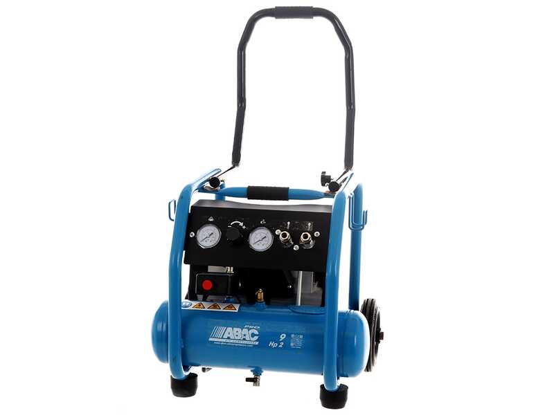 Abac Portable Rollecage OS20P - Compressore aria elettrico silenziato