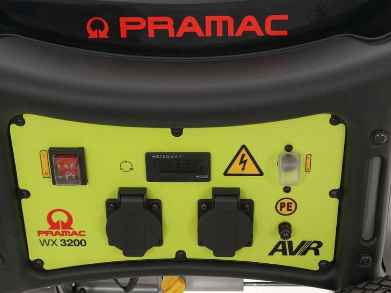 Pramac WX3200 - Generatore di corrente carrellato 2.85 kW - Continua 2.45 kW Monofase