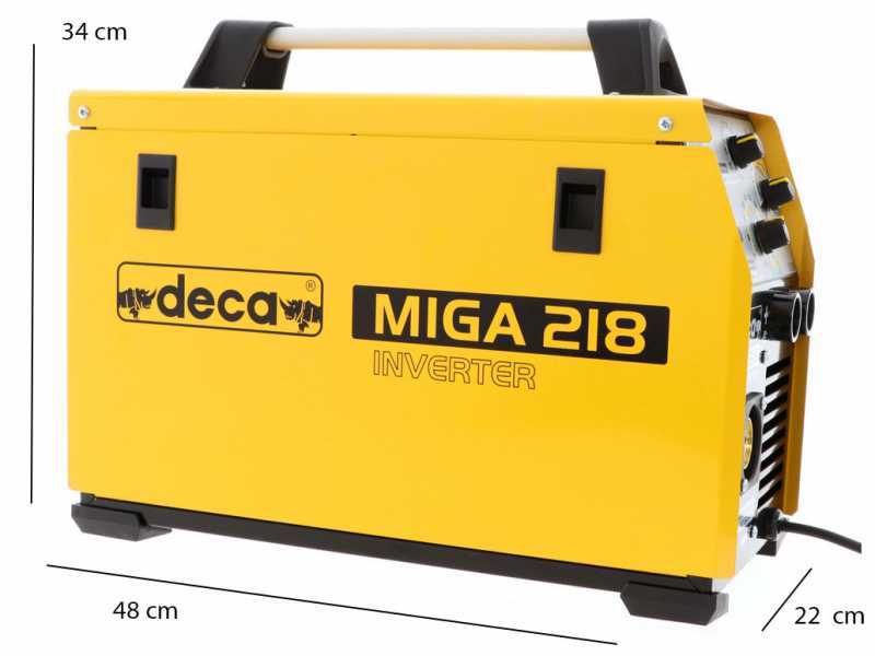 Saldatrice a filo inverter multiprocesso Deca MIGA 218 1Ph 230/50-60