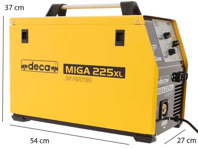 Saldatrice a filo inverter multiprocesso Deca MIGA 225XL 1Ph 230/50-60