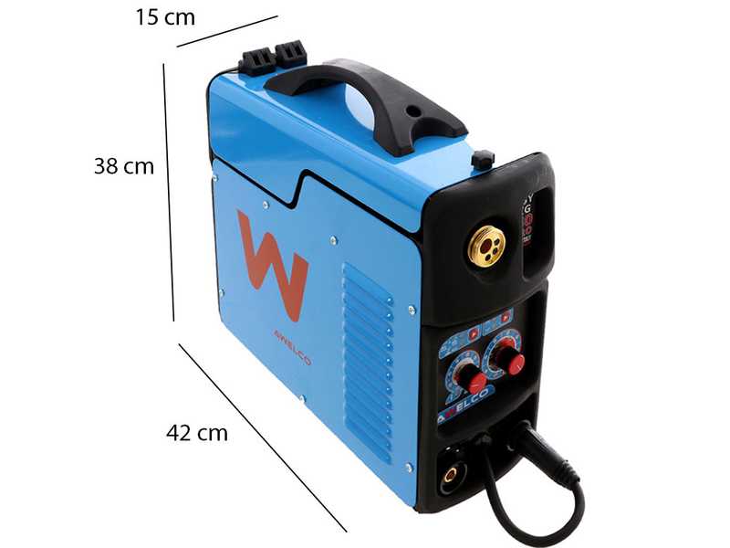 Awelco Easymig 180 - Saldatrice Inverter Multiprocesso (MMA-MIG-TIG) - GAS/NO GAS