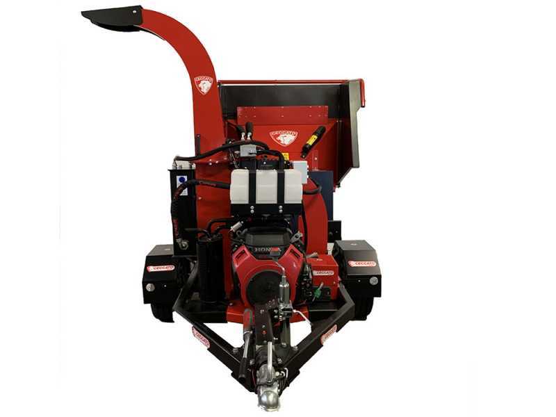 Ceccato Tritone Mega Monster - Biotrituratore professionale carrellato - Motore Honda GX690