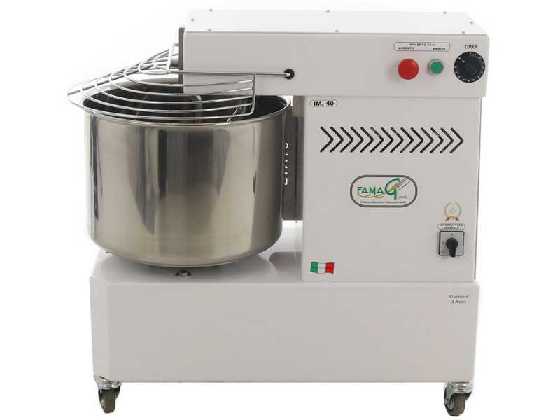 Famag IM 40/400 1 Velocit&agrave; - Impastatrice a spirale 38 Kg trifase