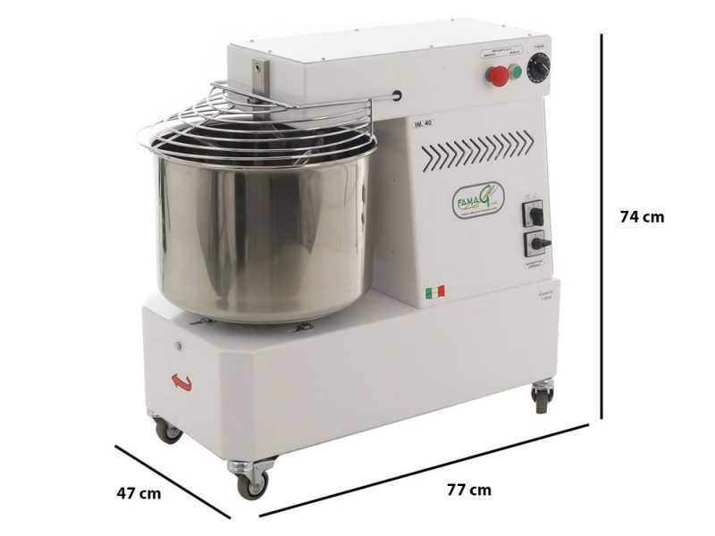 Famag IM 40/400 2 Velocit&agrave; - Impastatrice a spirale 38 Kg trifase