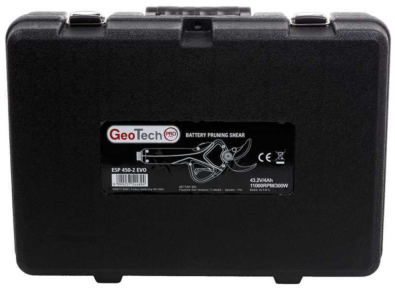 GeoTech-Pro ESP 450-2 EVO - Forbice elettrica da potatura - 43.2V 4Ah