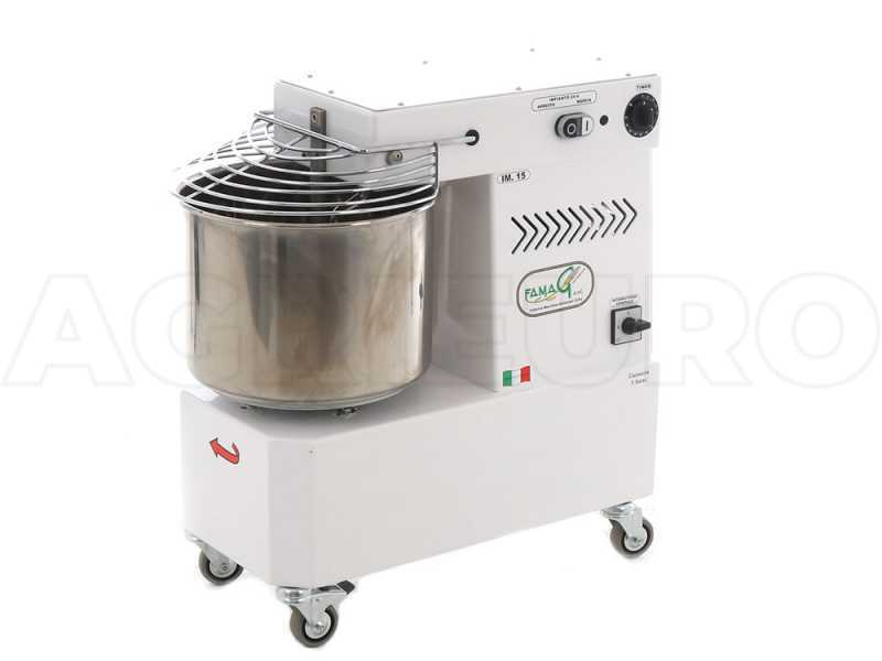 Famag IM 15/230 1 Velocit&agrave; - Impastatrice a spirale 12 Kg