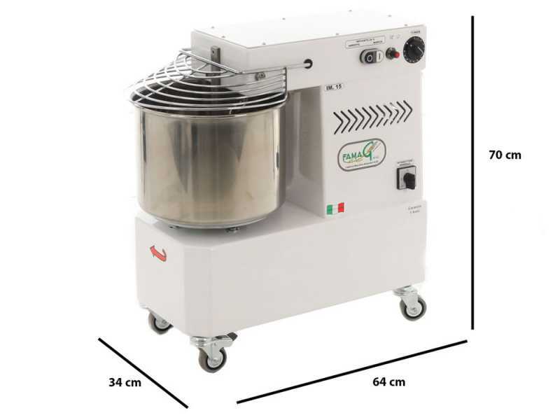 Famag IM 15/230 10 Velocit&agrave; - Impastatrice a spirale 15 Kg