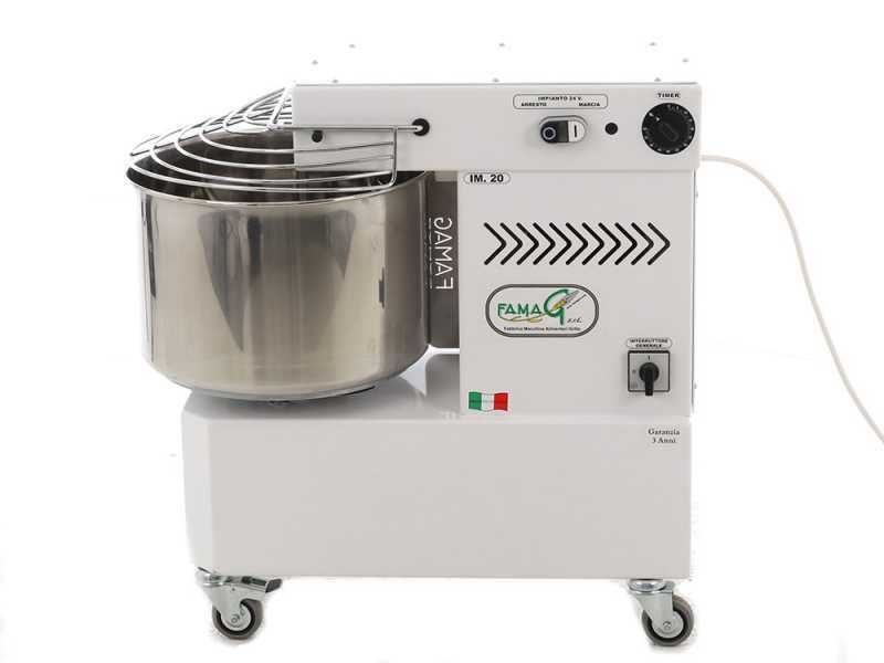 Famag IM 20/230 New 1 Velocit&agrave; - Impastatrice a spirale 18 Kg