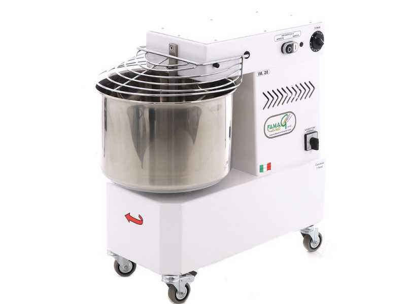 Famag IM 20/230 New 1 Velocit&agrave; - Impastatrice a spirale 18 Kg