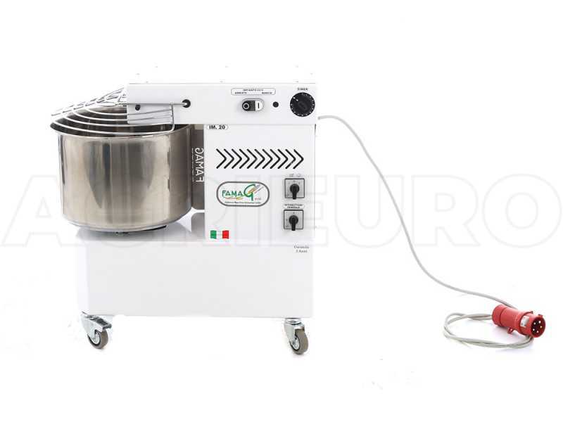 Famag IM 20/400 New 2 Velocit&agrave; - Impastatrice a spirale 18 Kg trifase