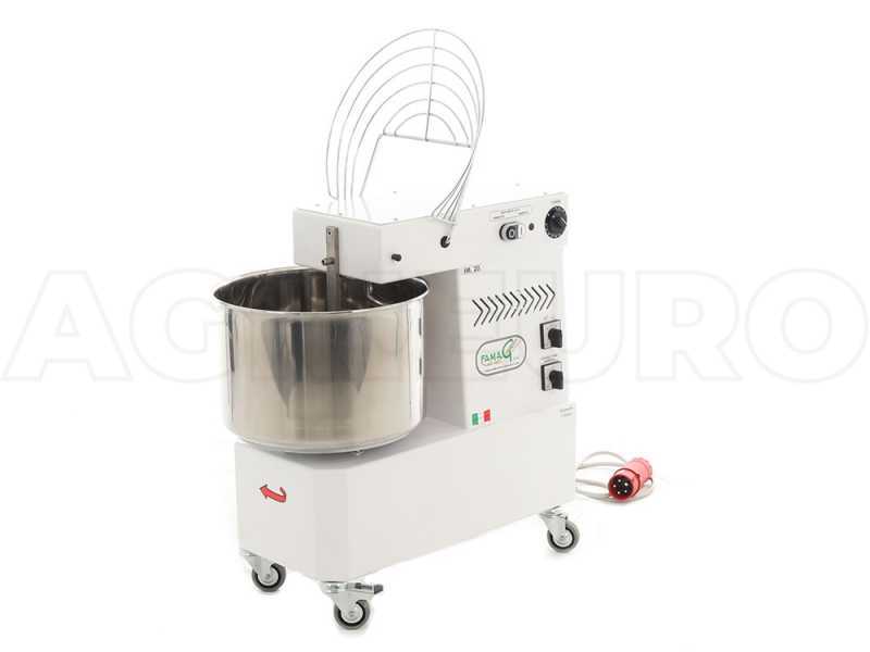 Famag IM 20/400 New 2 Velocit&agrave; - Impastatrice a spirale 18 Kg trifase