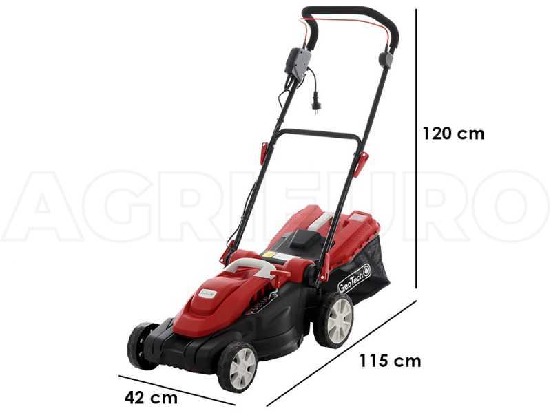 GeoTech TTD 380 B-MW - Tagliaerba elettrico - 1600 W - Taglio 38 cm