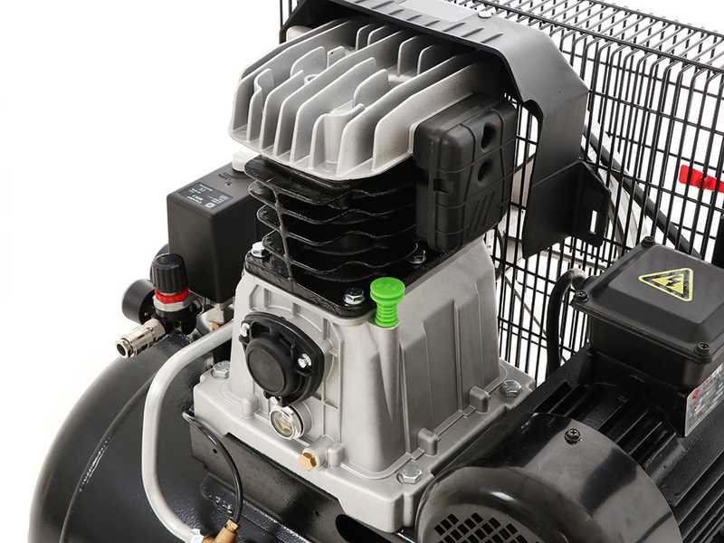 FIAC AB 100/415 TC - Compressore aria elettrico trifase a cinghia - Motore 3 HP - 100 lt