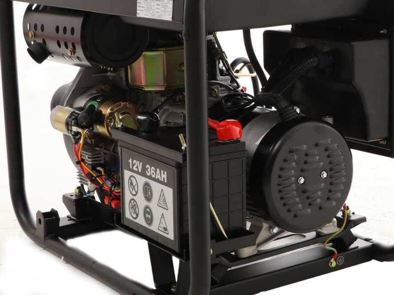 BlackStone OFB 6000 D-ES - Generatore di corrente diesel con AVR 5.3 kW - Continua 5 kW Monofase