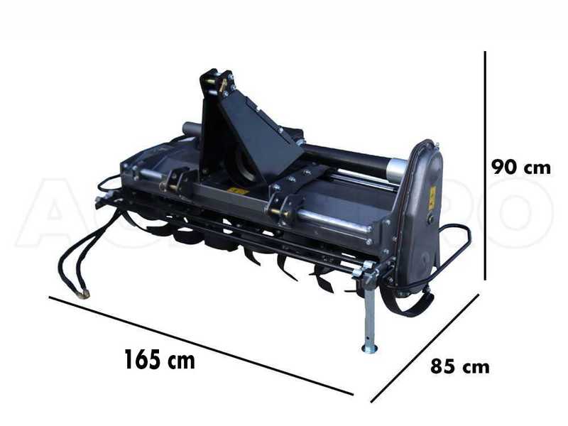Blackstone BHTL-150 - Zappatrice per trattore serie medio-pesante - Spostamento idraulico