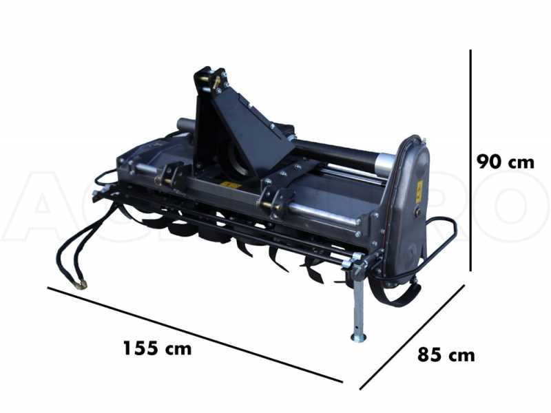 Blackstone BHTL-125 - Zappatrice per trattore serie medio-pesante - Spostamento idraulico