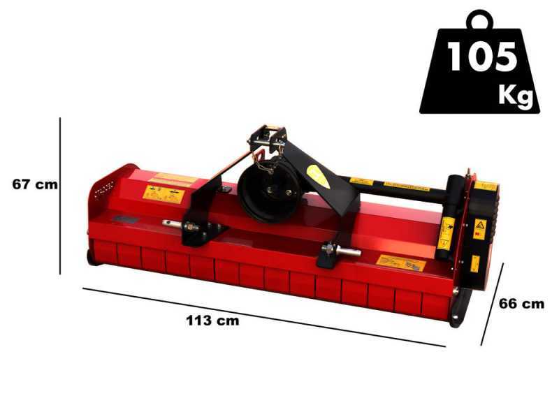 Ceccato Trincione 290 - Trinciaerba per trattore - 100cm - 32 coltelli - Serie leggera