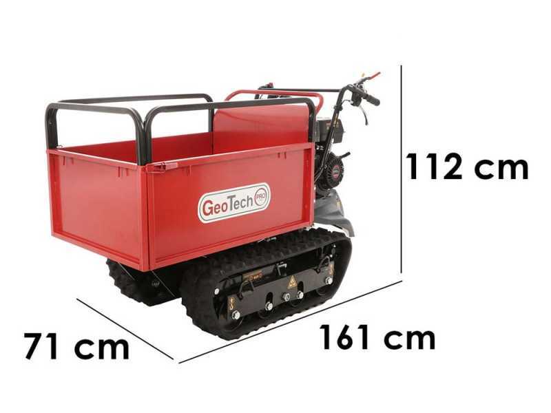 GeoTech-Pro GeoPorter H-540E Hydro - Motocarriola cingolata cassone estensibile 500Kg