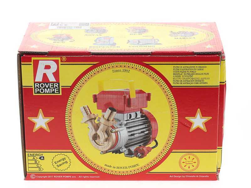 Pompa elettrica da travaso Rover Marina 20 a batteria 24 V, elettropompa, pompetta
