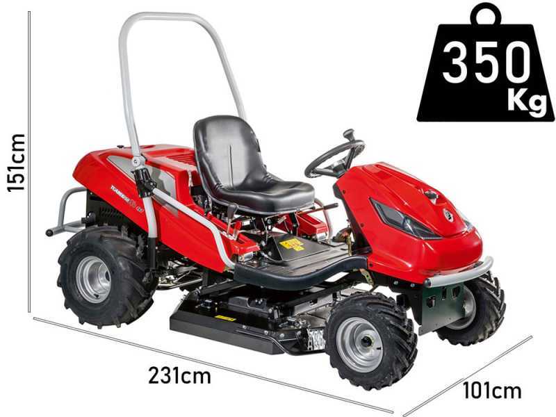 Efco Tuareg 92 EVO 4WD - Trattorino trinciaerba sfalciatutto