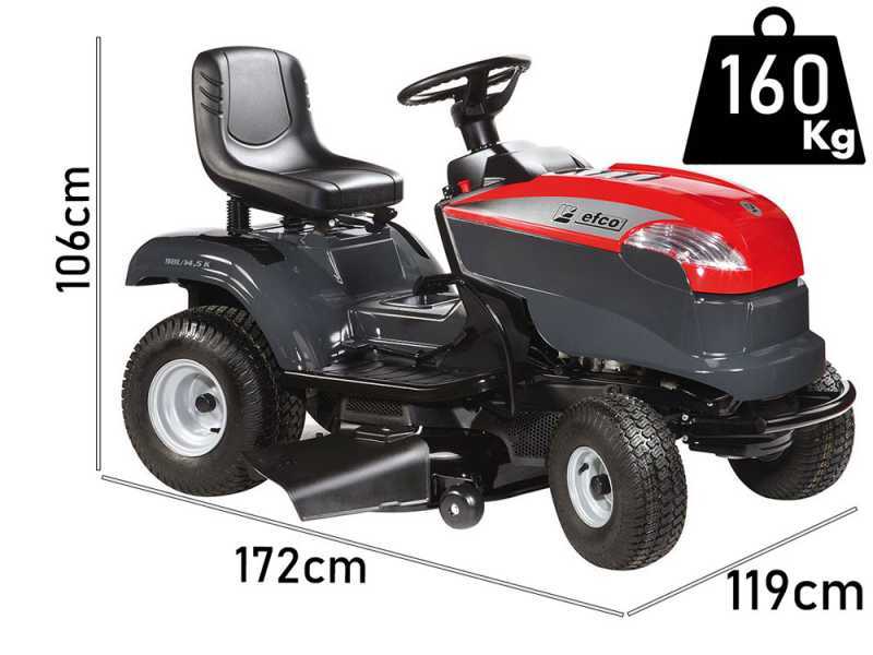 Efco EF 98L/14.5K - Trattorino tosaerba con scarico laterale e cambio idrostatico