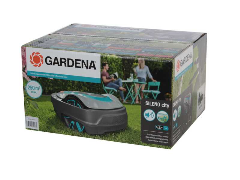 Gardena SILENO city 250 - Robot rasaerba con cavo perimetrale