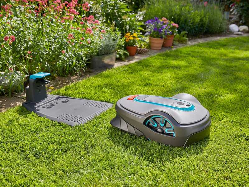 Gardena SILENO life 1250 - Robot rasaerba con cavo perimetrale e batteria al litio