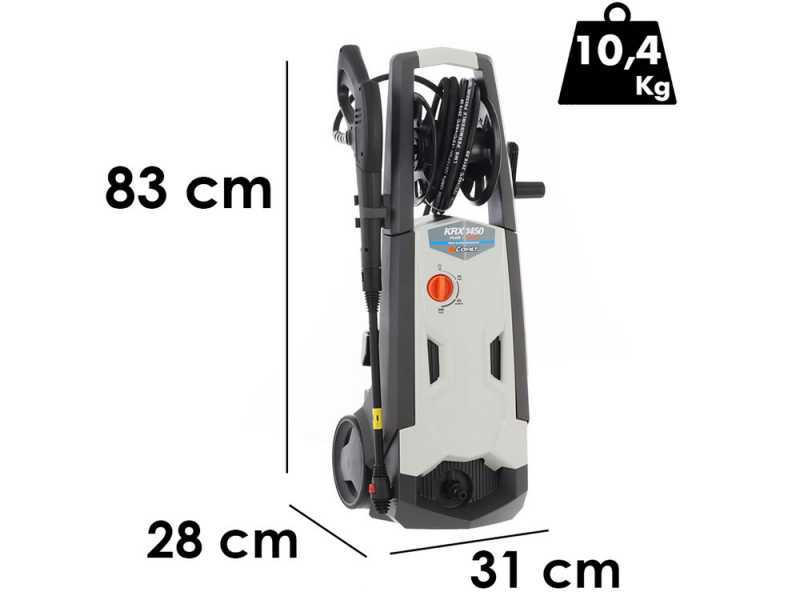 Comet KRX 1450 Plus Elettrica - Idropulitrice ad acqua fredda - 500 l/h - 160 bar - Con avvolgitubo
