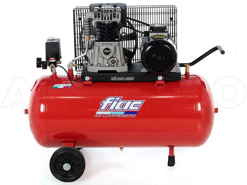Fiac AB 100/360 T - Compressore aria elettrico con motore trifase a cinghia 100 lt