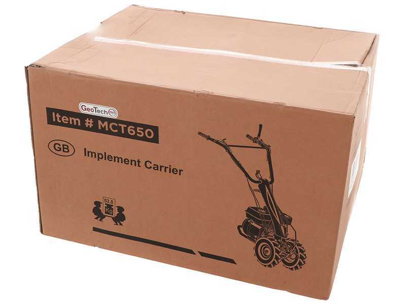 GeoTech-Pro MCT650 - Motocoltivatore benzina - Loncin G200F - 6.5HP