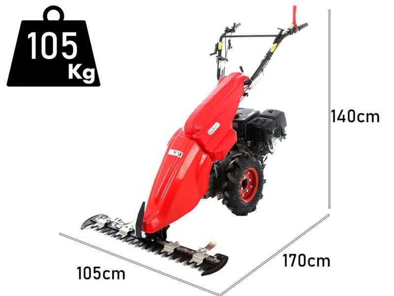 GeoTech-Pro MCT900 - Motofalciatrice multifunzione - Loncin G270F